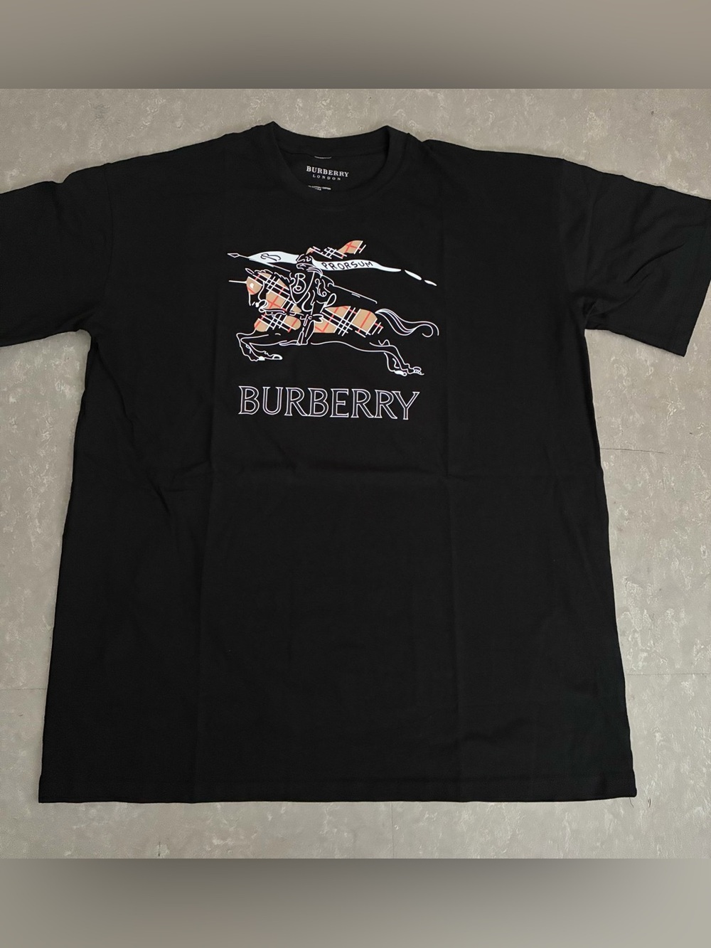 New Men’s Luxury Graphic Black Designer T-shirt Size XXL